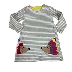 Gray & White Hedgehog Play Dress size 4T